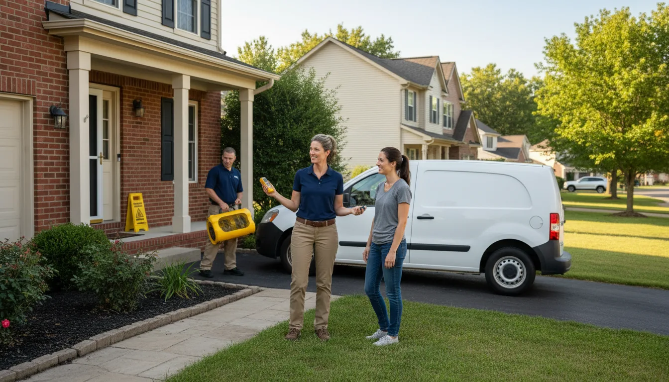 Water restoration image for Dehumidification And Cleanup Services in Sheldon, VT